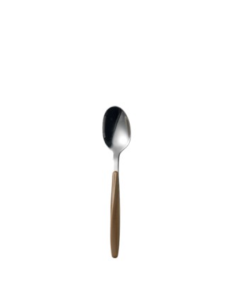 Lingurita din otel inoxidabil si acril, 15 cm, maro, colectia My Fusion - GUZZINI